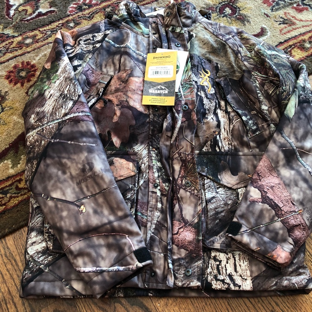 Boys insulated rain parka